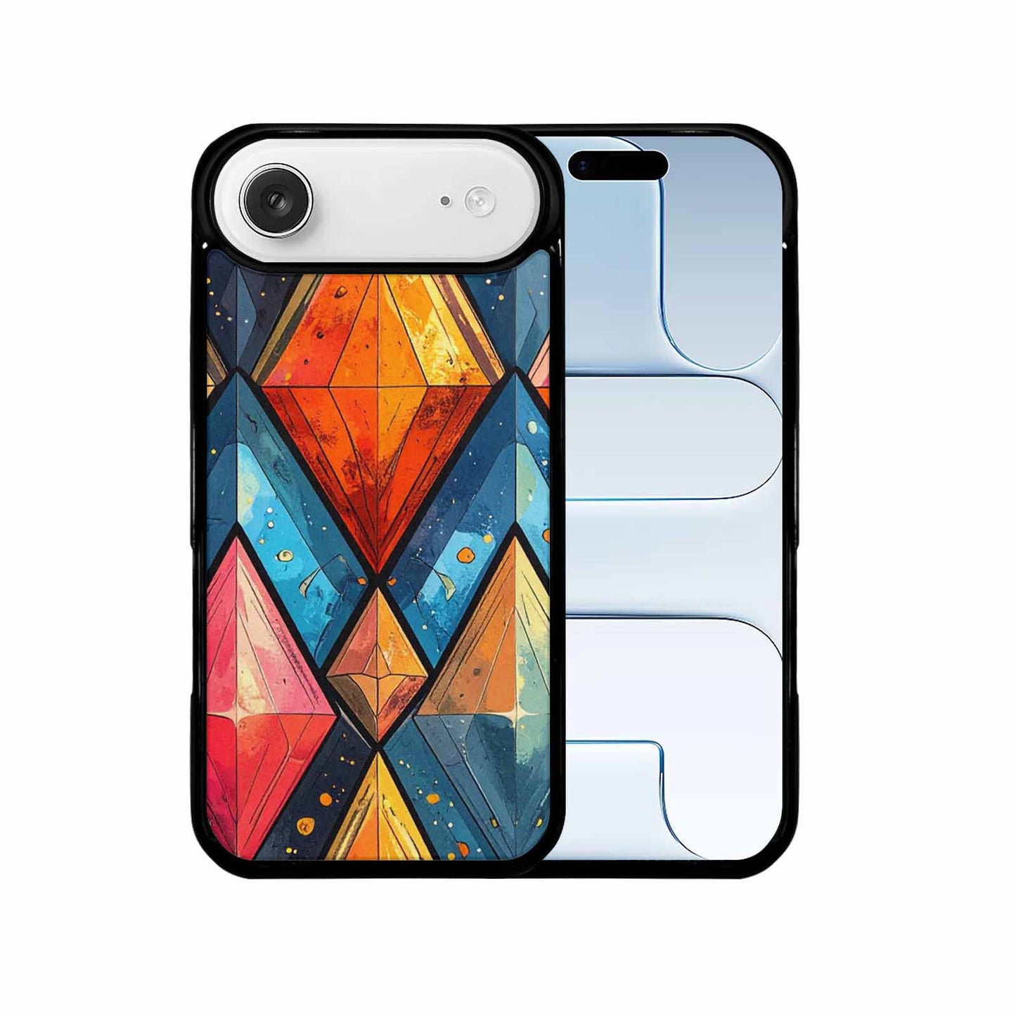 iPhone 17 Air Case — Vintage Summer Diamond Retro Vintage, Custom Print Case Cover