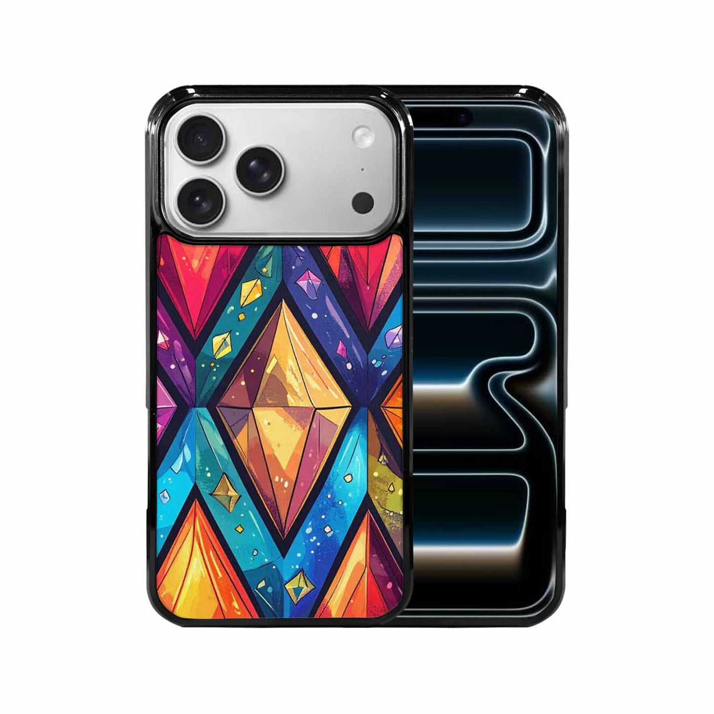 iPhone 17 Pro Max Case — Vintage Summer Diamond Retro Vintage, Customized Protective Case