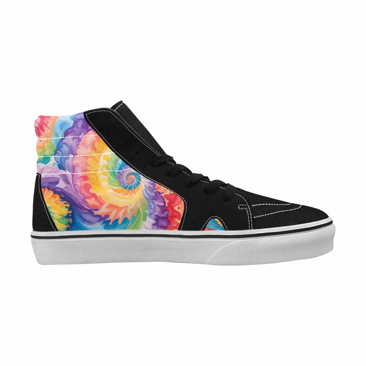 MEN'S Tie High Top Canvas Cottagecore Sneakers