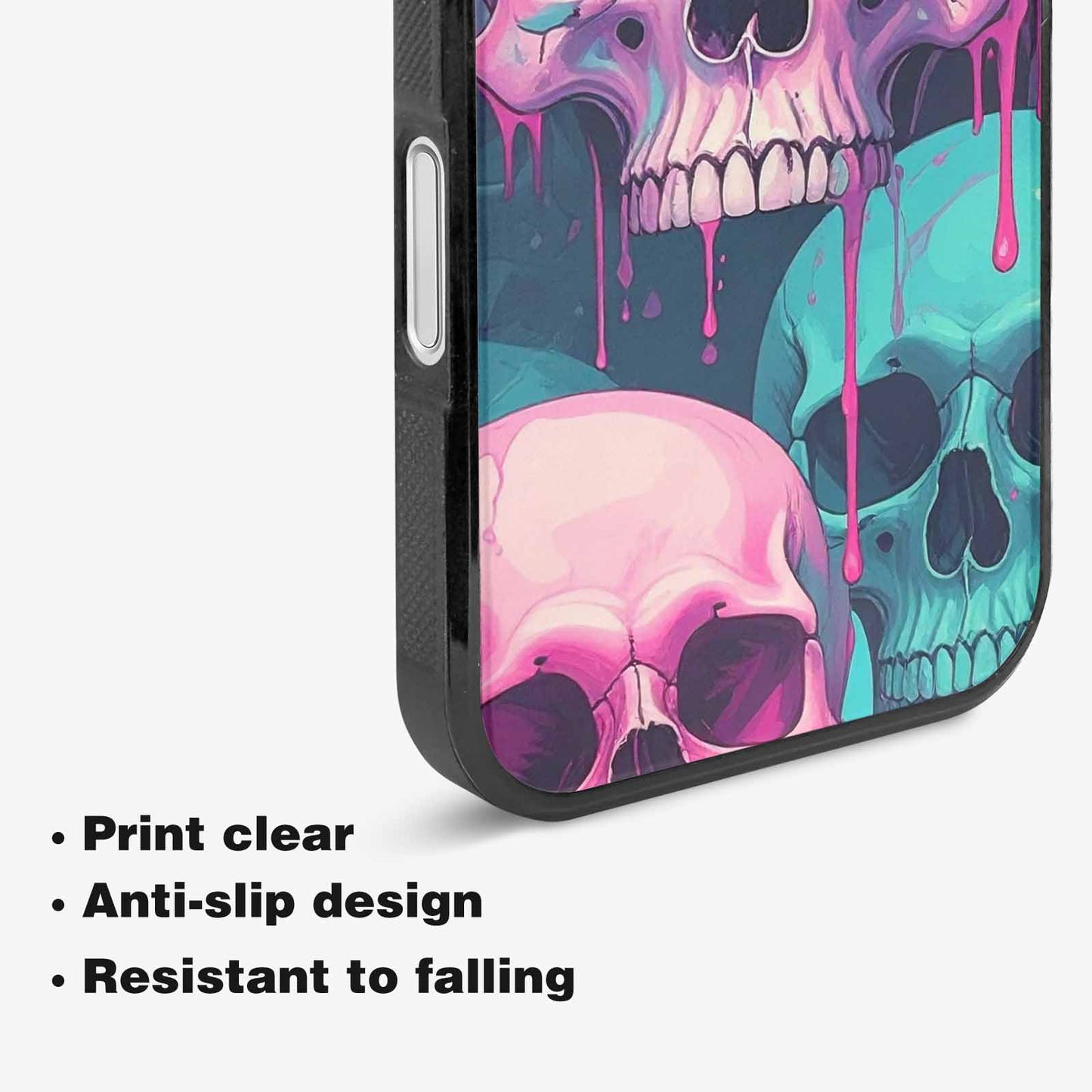 iPhone 16 Plus Case — Thousands Of Skulls Custom, Unique Phone Case Design