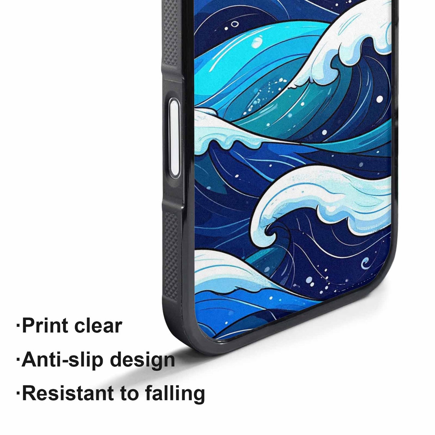 iPhone 17 Pro Max Case — Glossy Winter Wave Cartoon Cute, Custom Phone Case