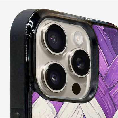 iPhone 15 Pro Max Case — Genderqueer Flag Color Theme Small Rainbow, Unique Phone Case Design