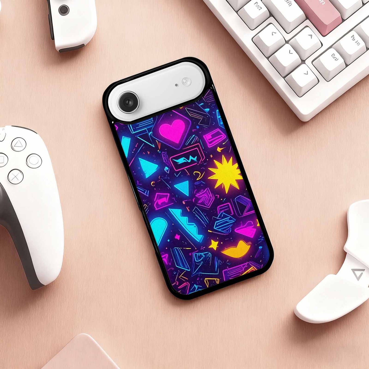iPhone 17 Air Case — Retro Motif Retro Motifs Pattern Retro, Personalized Phone Case