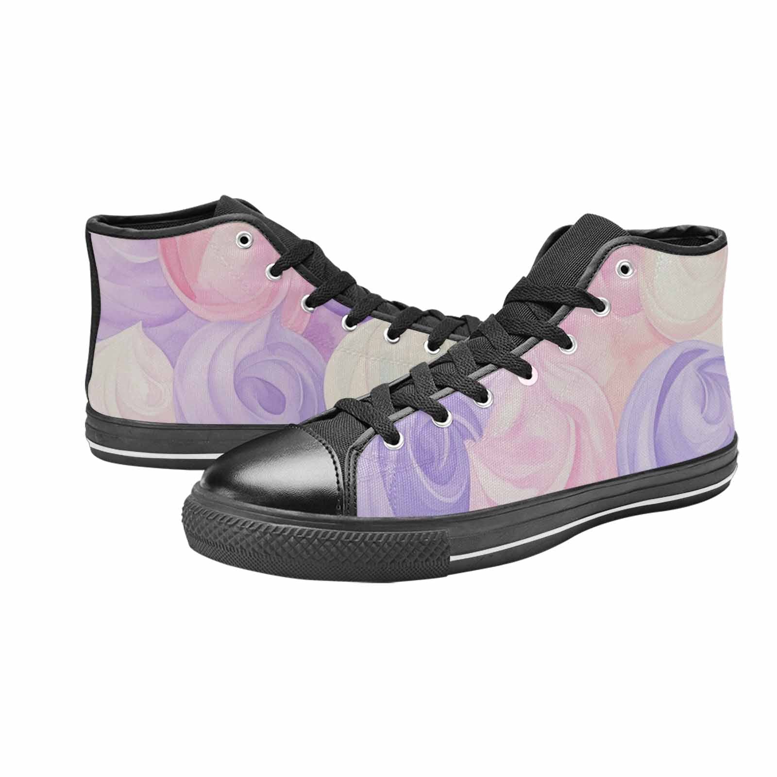 MEN'S Tie Dye - High Top Canvas Surreal Custom Shoes