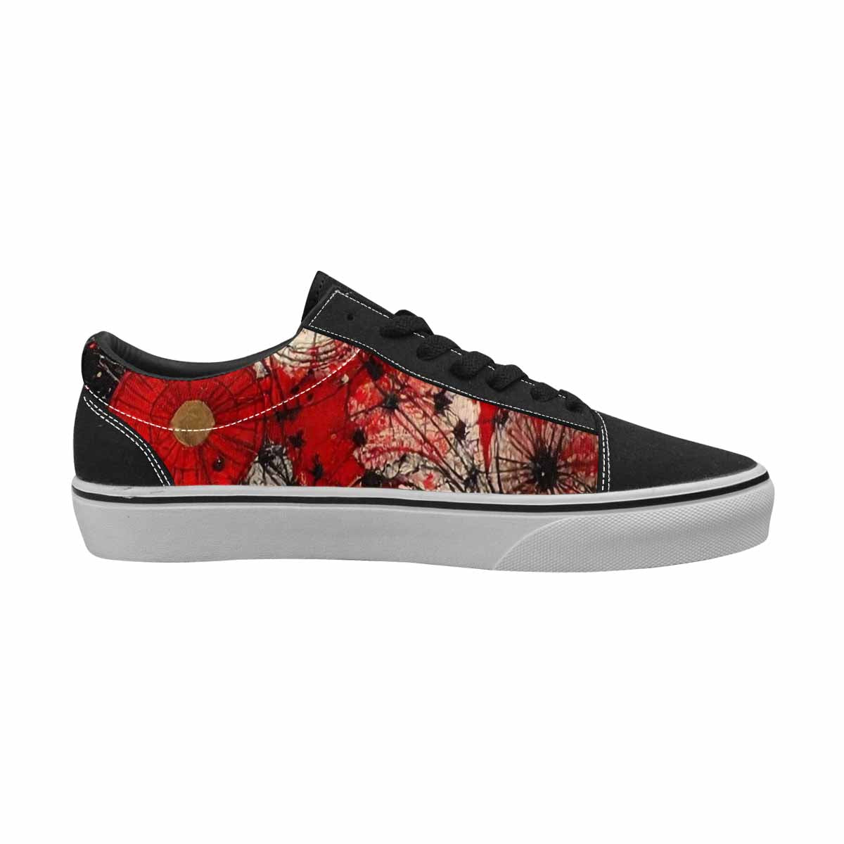 WOMEN'S Zodiac Constellation Lace-Up Canvas Dark Academia Custom Sneakers