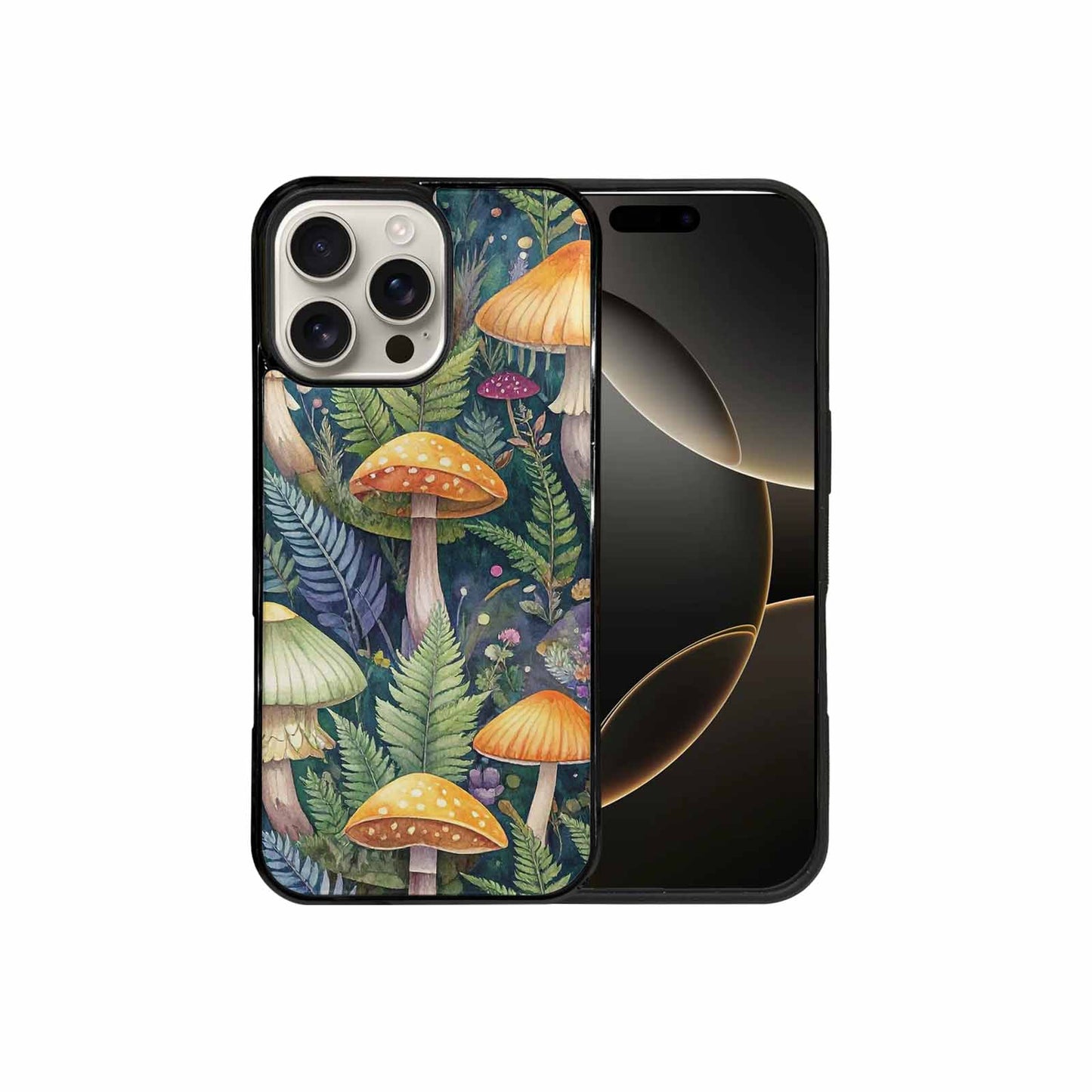 iPhone 16 Pro Max Case — Mushrooms Botanicalmushrooms P, Customized Protective Case