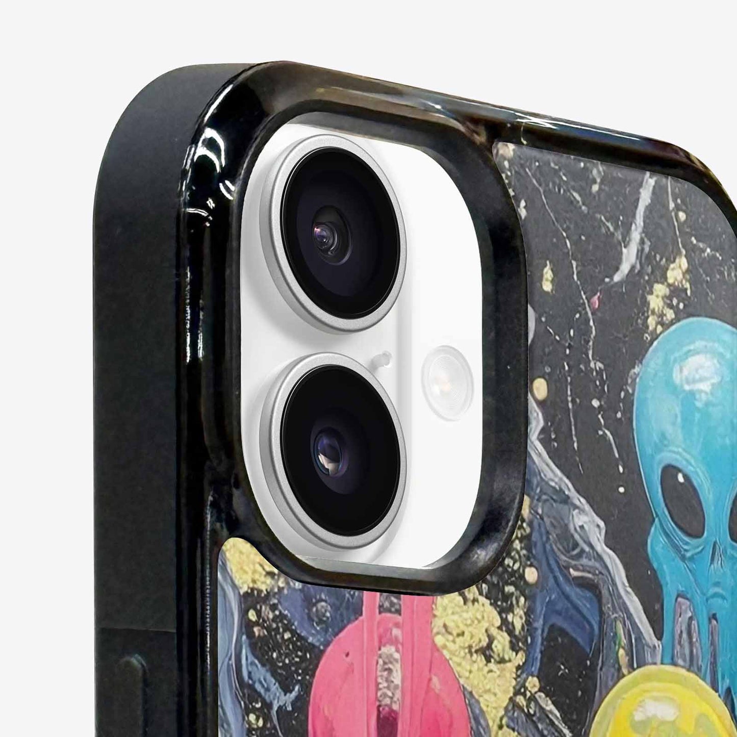 iPhone 16 Case — Aliens Marblemelting Aliens Pa Mif, Custom Print Case Cover