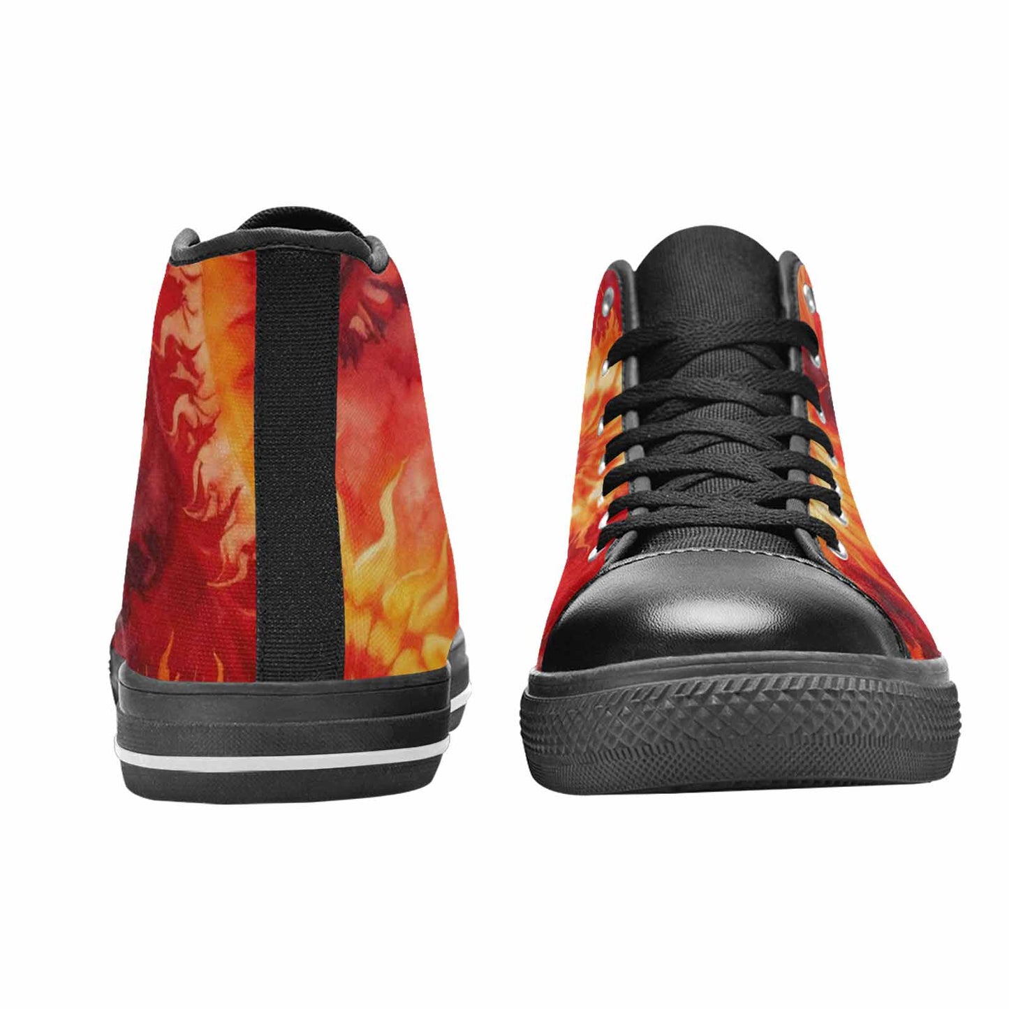 MEN'S Tie Dye - High Top Canvas Grunge Shoes
