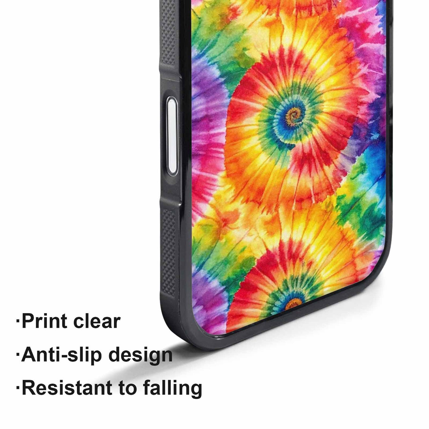 iPhone 17 Air Case — Tie Dye Spiral Rainbow Blended Tie, Custom Made Phone Cover