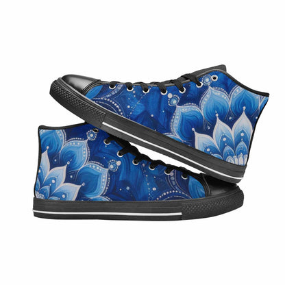 MEN'S Boho Mandala High Top Canvas Y2K Custom Shoes