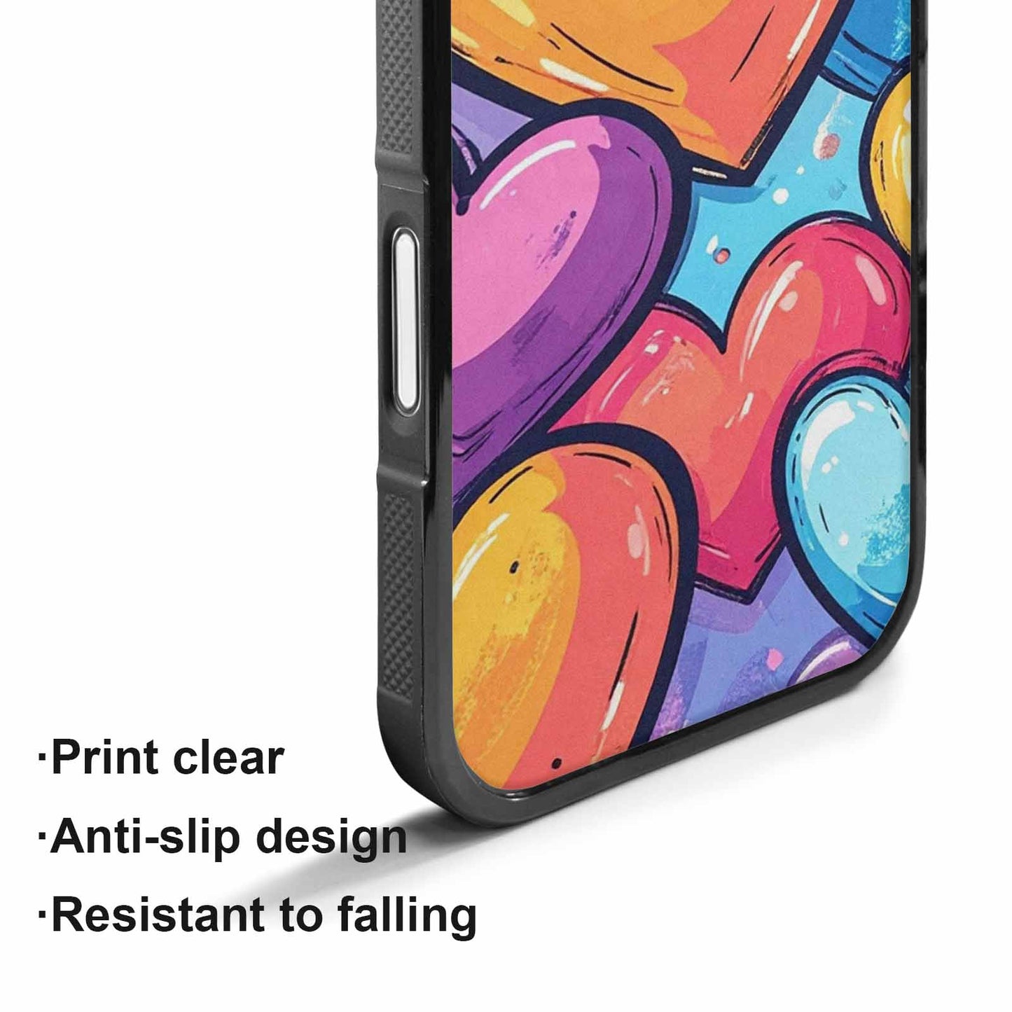 iPhone 17 Case — Pastel Summer Heart Original Art, Custom Art Phone Cover