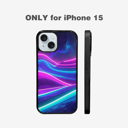 iPhone 15 Case — 80s Neon Cartoon, Custom Art Phone Cover