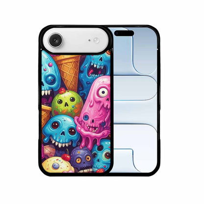iPhone 17 Air Case — Ice Cream Monsters Skullsmelti Cye Gothic, Custom Phone Case