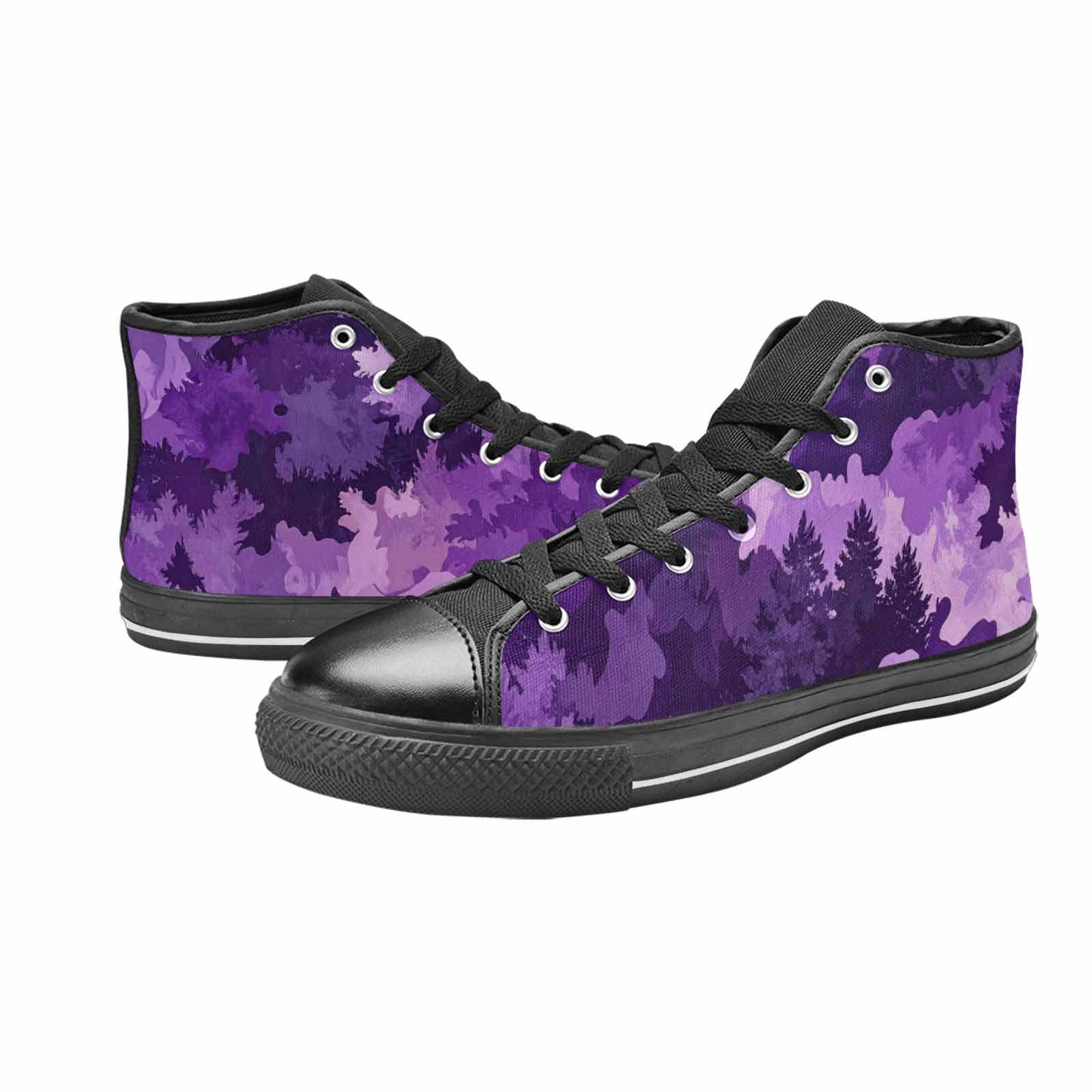 MEN'S Military Camouflage Blotch High Top Canvas Y2K Custom Shoes