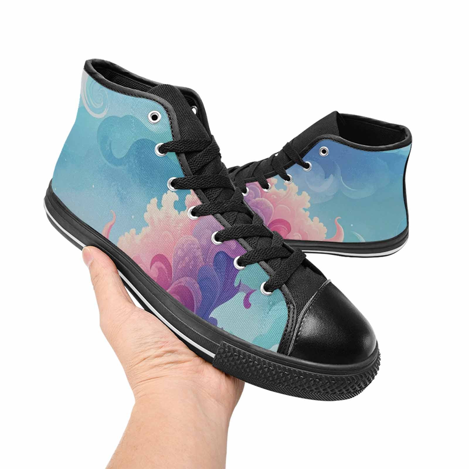 MEN'S Surrealist Dreamscape High Top Canvas Vivid Custom Shoes