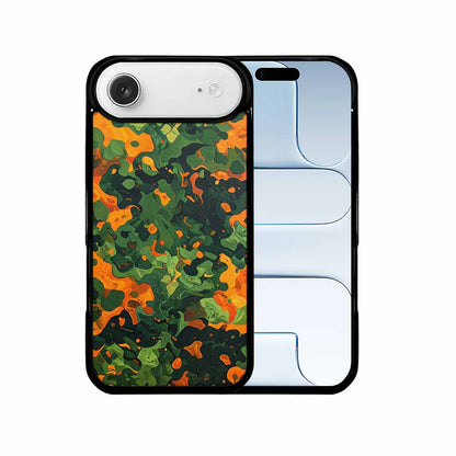 iPhone 17 Air Case — Small Military Camouflage Blotch Pattern Camo, Personalized Phone Case