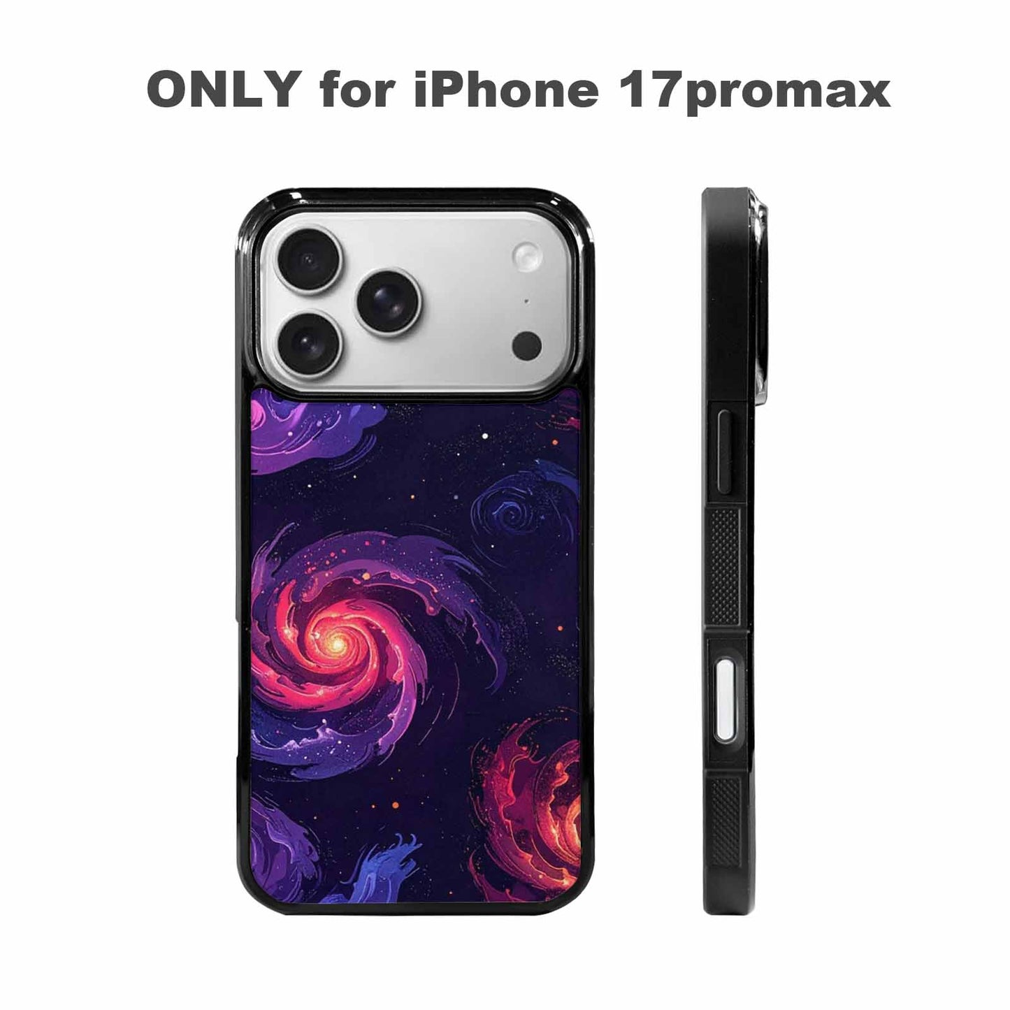 iPhone 17 Pro Max Case — Galaxy Dark Art Seamless Galaxy Space, Personalized Phone Case