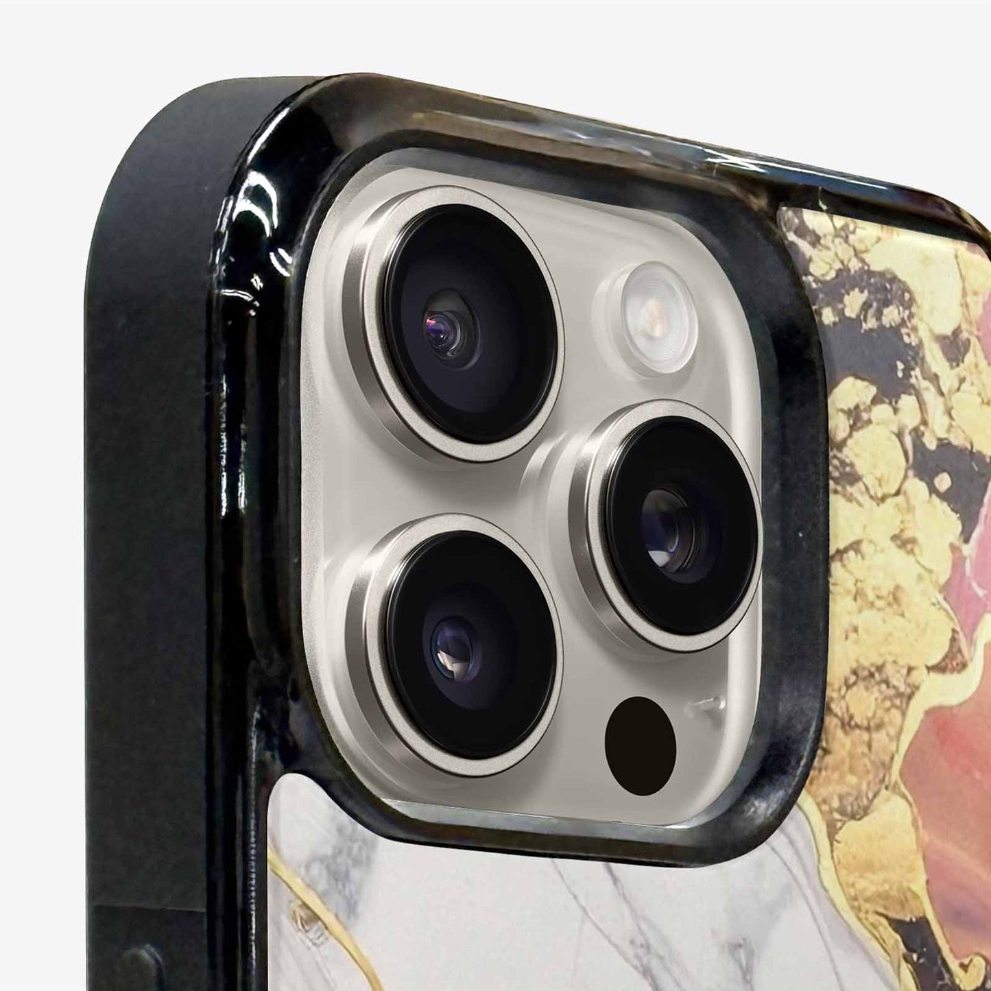 iPhone 16 Pro Case — Marble Vein Marble Veins Pattern Hundreds, Custom Phone Case