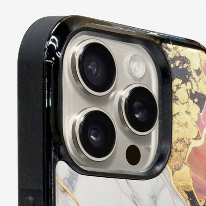 iPhone 16 Pro Case — Marble Vein Marble Veins Pattern Hundreds, Custom Phone Case
