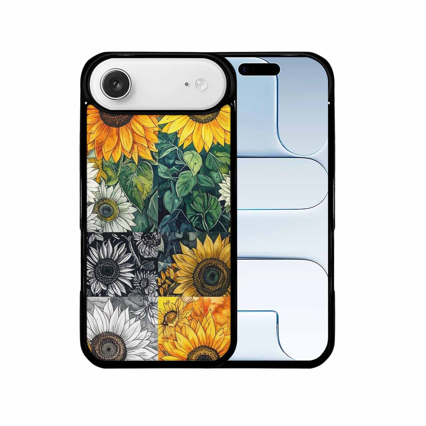 iPhone 17 Air Case — Small Sunflower Pattern Randomly Varying Floral, Custom Designed Case Cover