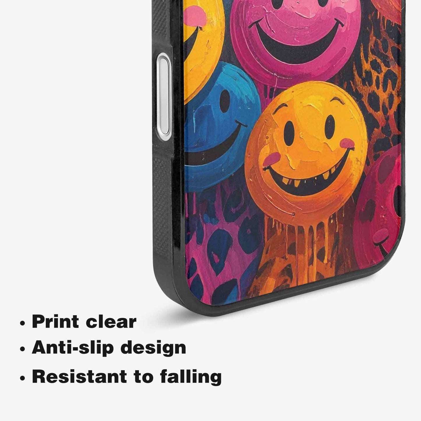 iPhone 16 Case — Smiley Faces Animal Printsmile P7v, Customized Protective Case