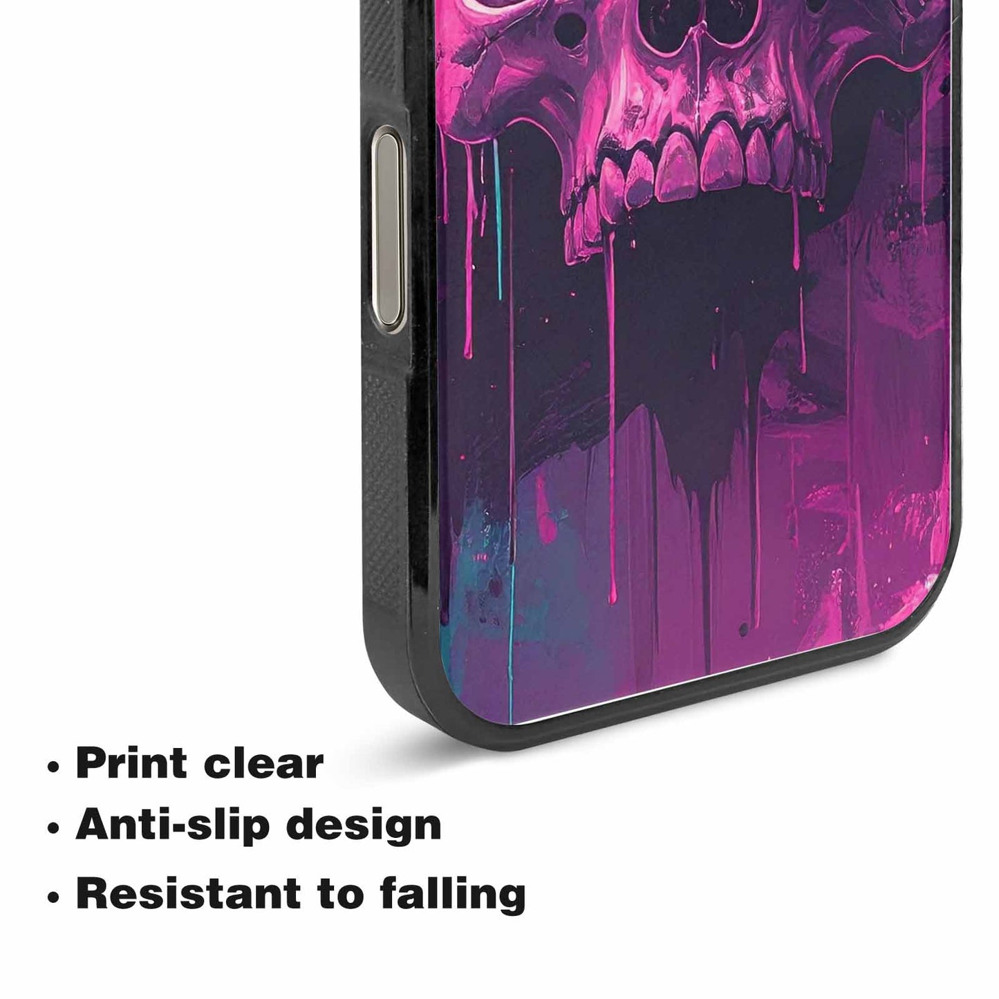 iPhone 15 Pro Max Case — 1000\'s Of Skulls Overlapping Each Other, Custom Designed Case Cover