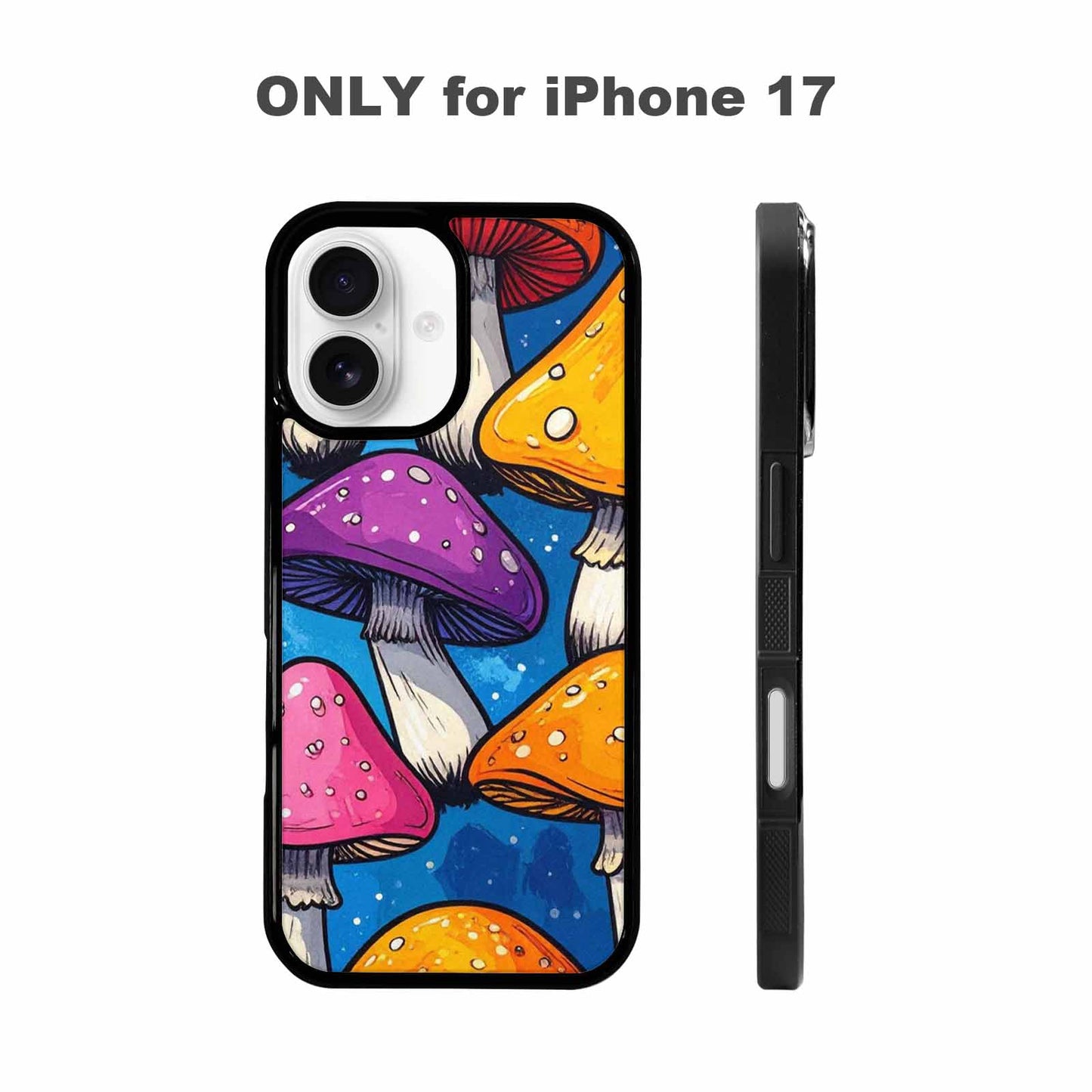 iPhone 17 Case — Vivid Winter Mushroom Cartoon Cute, Customized Protective Case