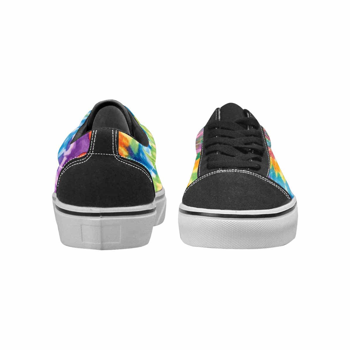 WOMEN'S Mushrooms  Tie Dye Lace-Up Canvas Grunge Custom Shoes