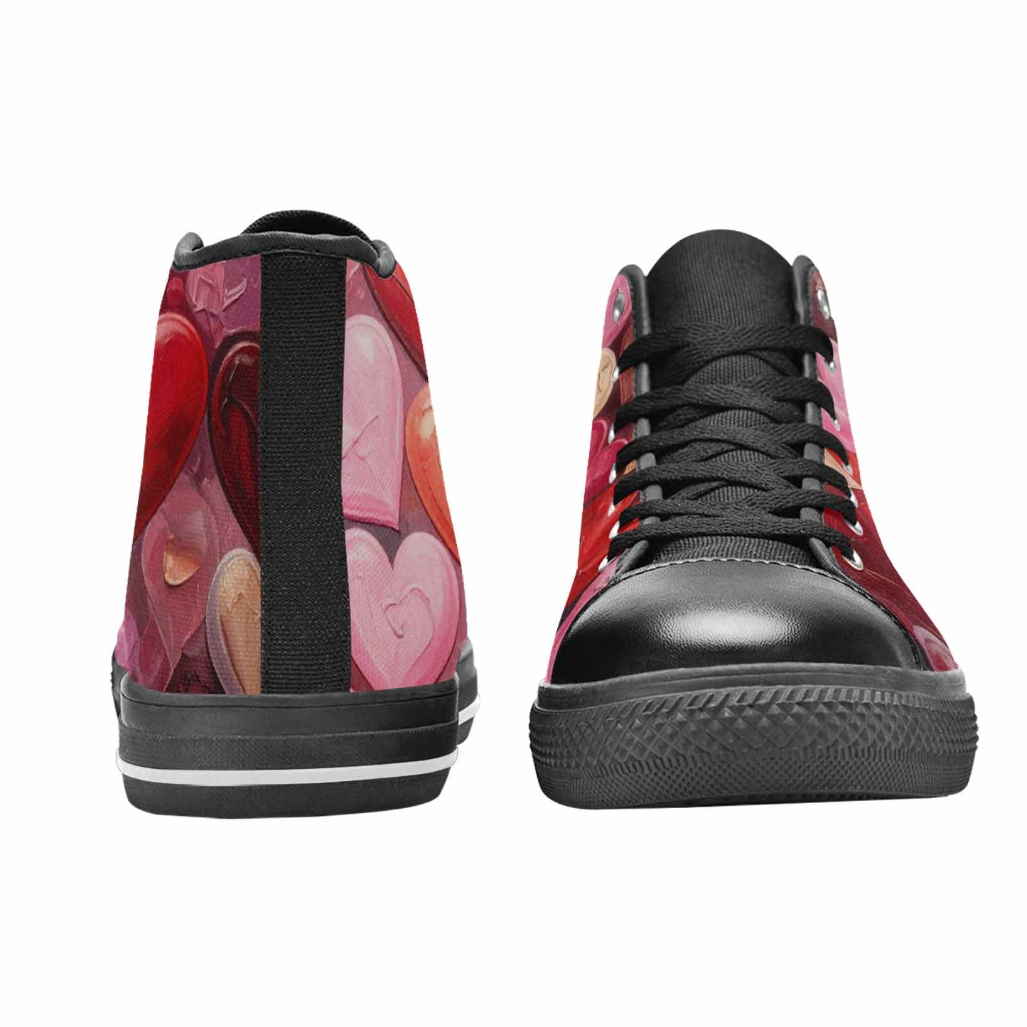 WOMEN'S No Words Or High Top Canvas Vivid Custom Shoes