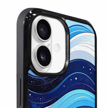 iPhone 17 Case — Glossy Winter Wave Cartoon Cute, Custom Print Case Cover