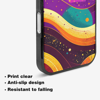 iPhone 16 Plus Case — 1970s Disco Art Pattern, Custom Designed Case Cover