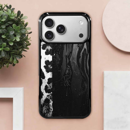 iPhone 17 Pro Max Case — Black And White Style Animal Print, Custom Art Phone Cover