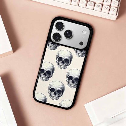 iPhone 17 Pro Case — Skull Dark Art Gothic Print Gothic, Unique Phone Case Design