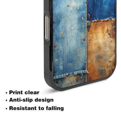 iPhone 16 Pro Case — Curve The Ripping Demin Tectures For, Original Design Phone Case