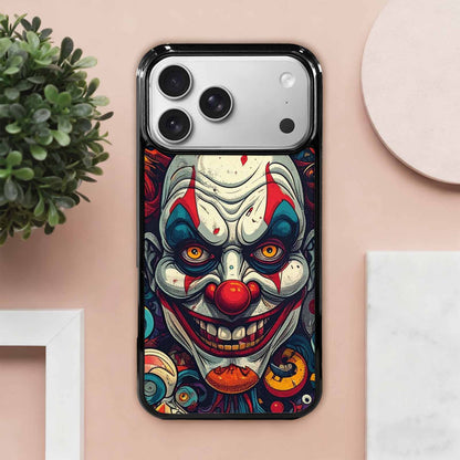 iPhone 17 Pro Max Case — Evil Circus Heads Faces Cartoon Cute, Custom Designed Case Cover