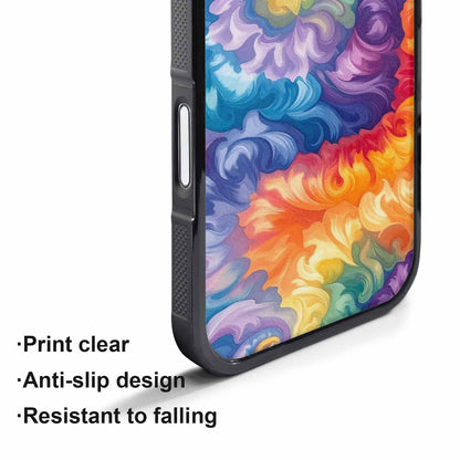 iPhone 17 Pro Max Case — Tie Dye Swirls Tie Dye Tie, Custom Designed Case Cover