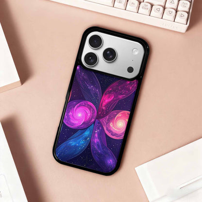 iPhone 17 Pro Case — Rose Galaxy Art Seamless Pattern Galaxy, Original Design Phone Case