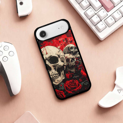 iPhone 17 Air Case — Skull Dark Art Gothic Print Gothic, Custom Designed Case Cover
