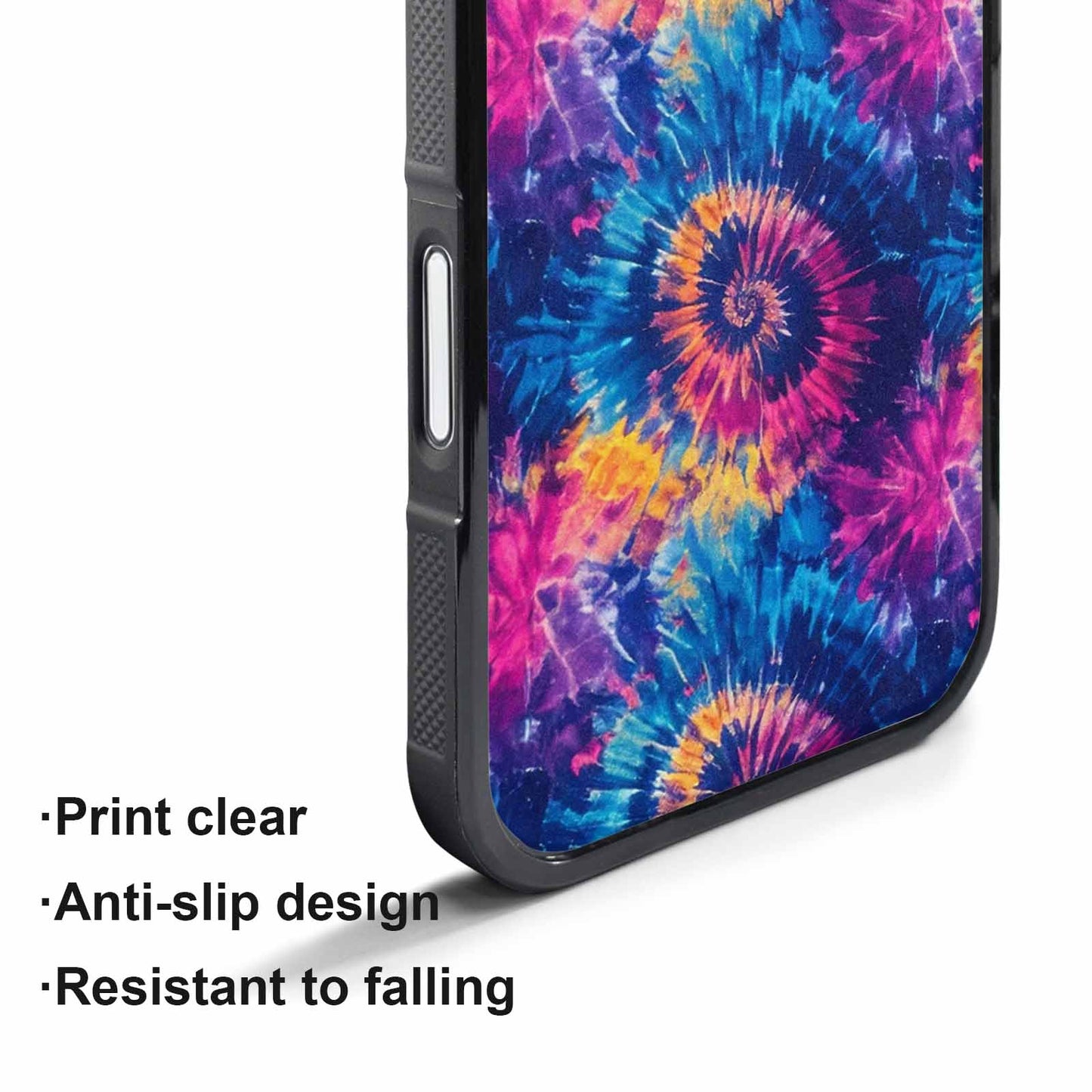 iPhone 17 Air Case — Small Tie Dye Swirl Pattern Tie, Customized Protective Case