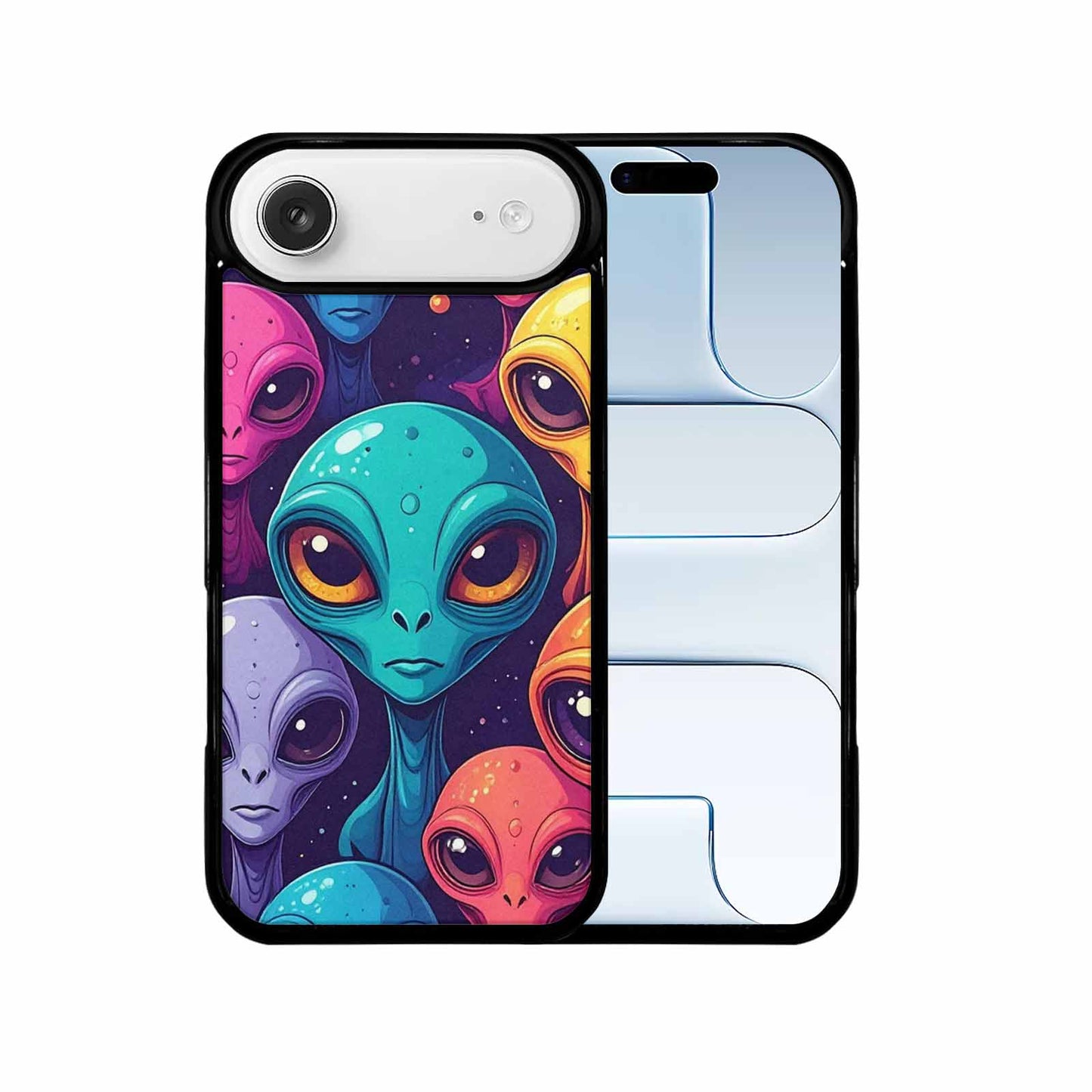 iPhone 17 Air Case — Alien Ufo Cartoon Art Pattern Alien, Personalized Phone Case