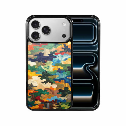 iPhone 17 Pro Max Case — Camo Patches Full Color Camo, Custom Art Phone Cover