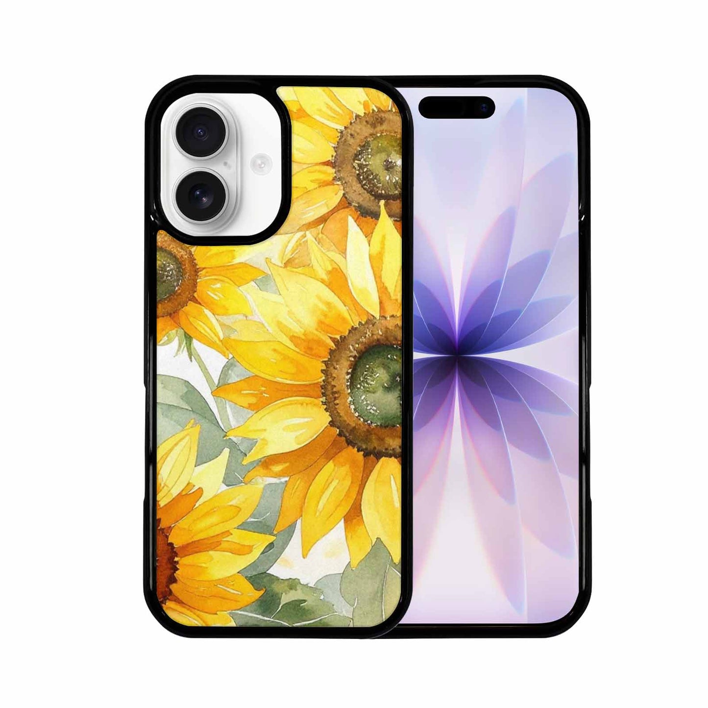iPhone 17 Case — Sunflowers Watercolor Floral, Custom Printed Phone Case