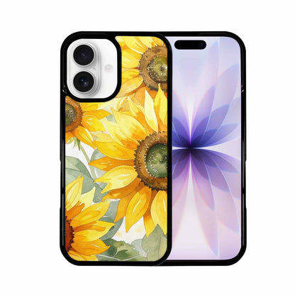 iPhone 17 Case — Sunflowers Watercolor Floral, Custom Printed Phone Case