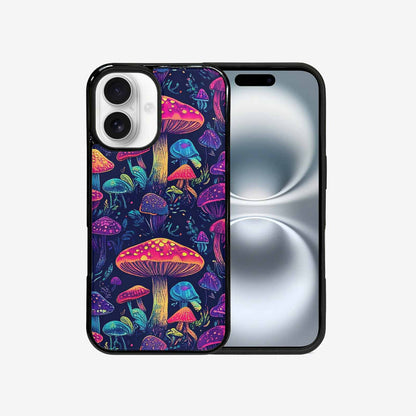 iPhone 16 Case — Psychedelic Mushroom Custom Personalized Phone Cover, Custom Print Case Cover