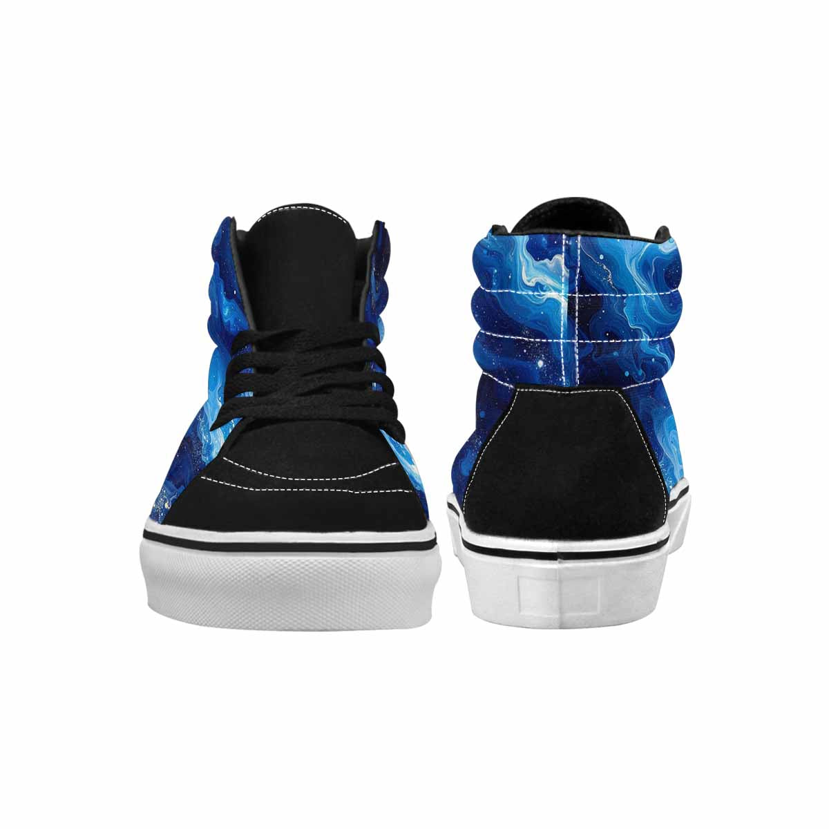 MEN'S Galaxy Art - High Top Canvas Wallpaper Art Custom Sneakers