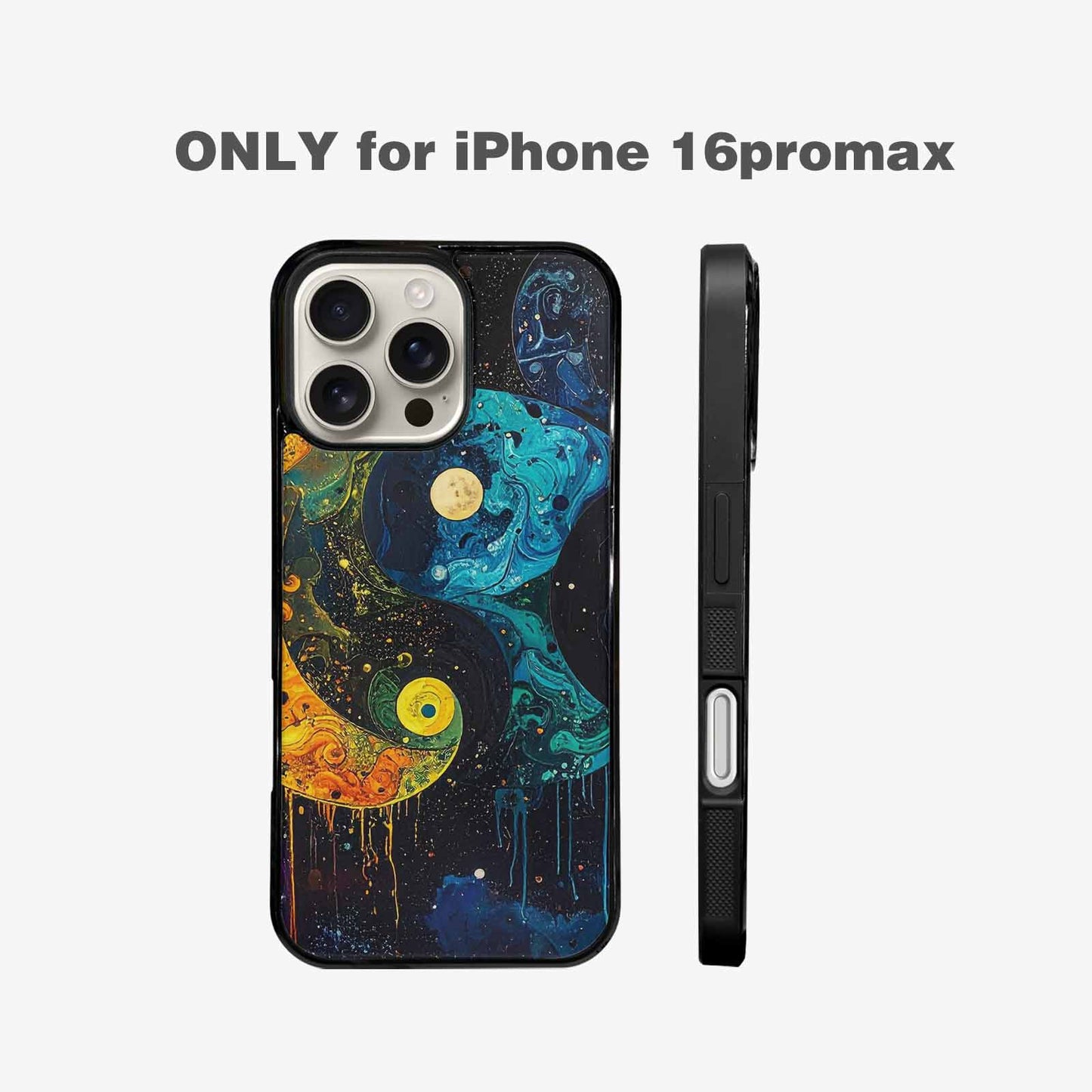 iPhone 16 Pro Max Case — Yin Yang Yin And Yang Symbol, Custom Phone Case