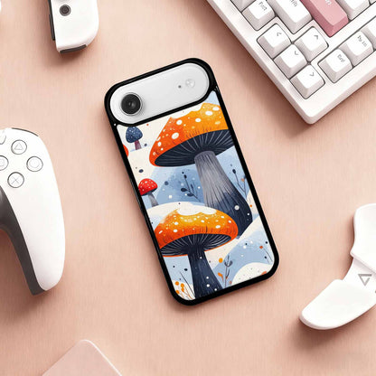 iPhone 17 Air Case — Vivid Winter Mushroom Seamless Cartoon Cute, Unique Phone Case Design