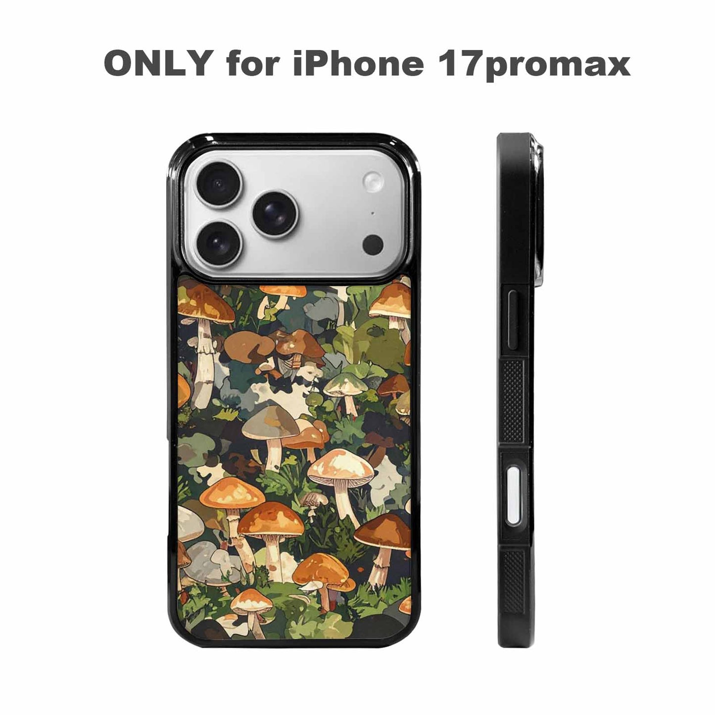 iPhone 17 Pro Max Case — Mushrooms Camomushrooms Patter G1e Camo, Custom Designed Case Cover