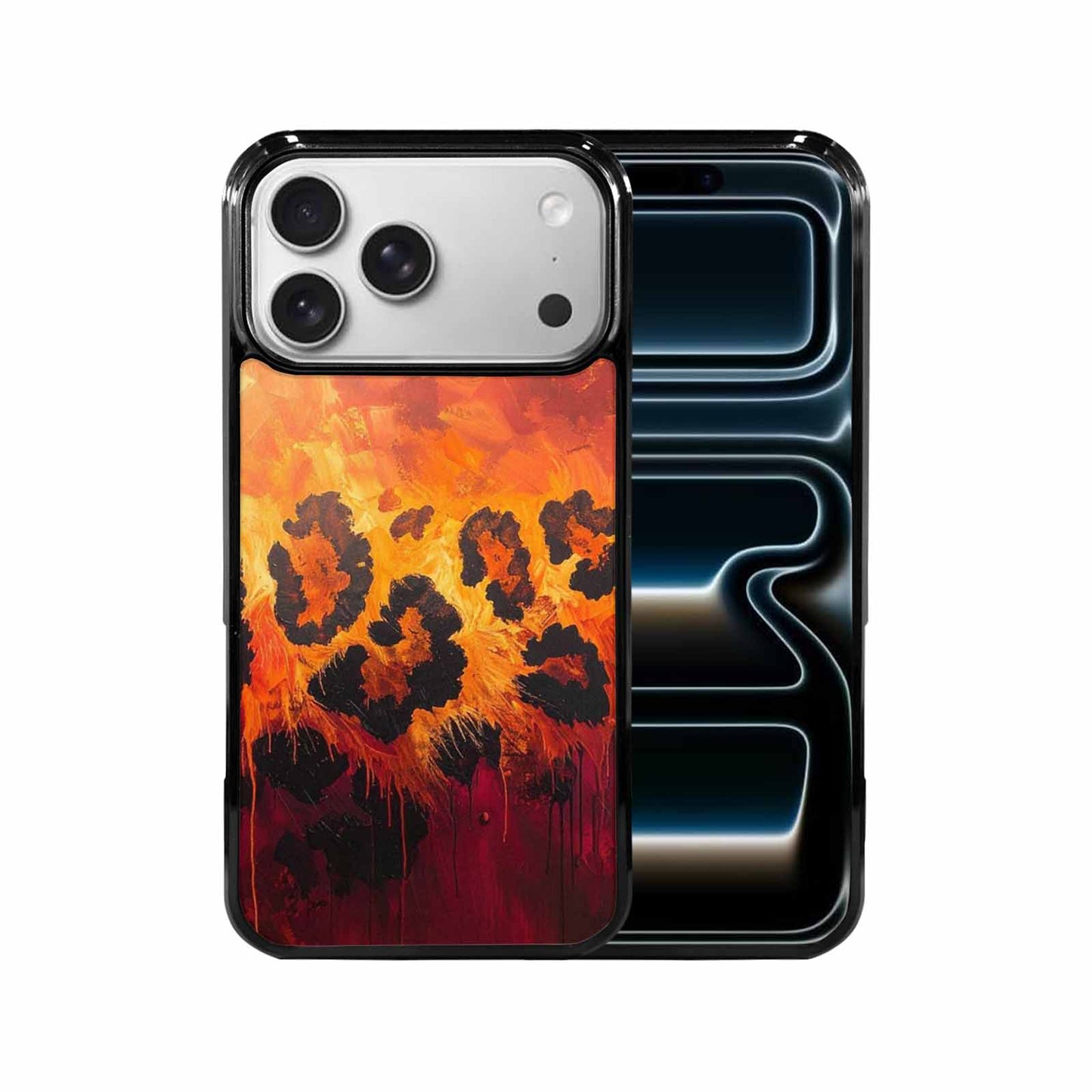 iPhone 17 Pro Max Case — Seamless Repeating Pattern Of Animal Print, Custom Print Case Cover