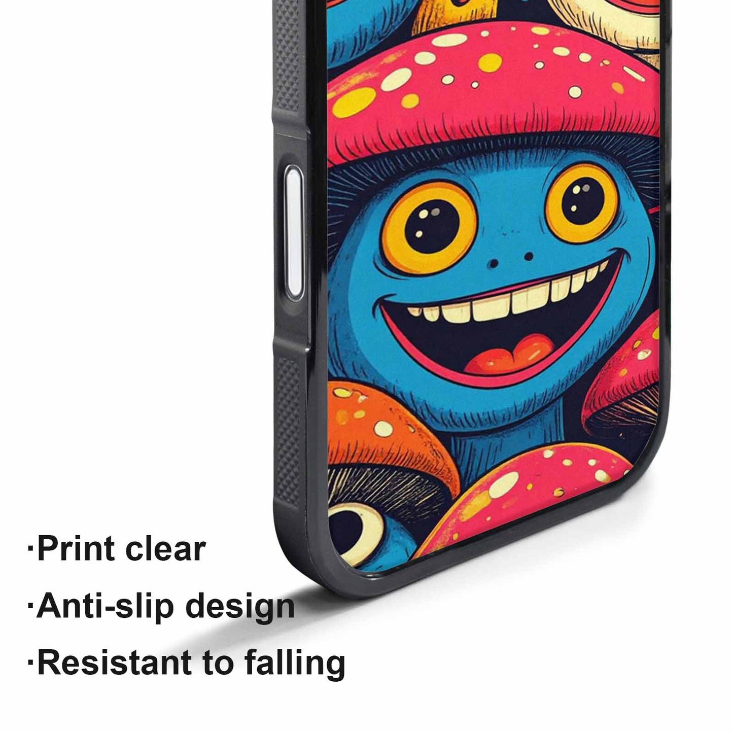 iPhone 17 Pro Case — Retro Mushroom Cartoon Art Pattern Retro, Personalized Phone Case